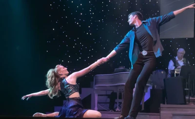 couple dancing onstage