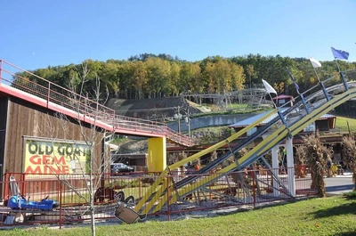 mountain coasters are one of the best things to do in Pigeon Forge at night