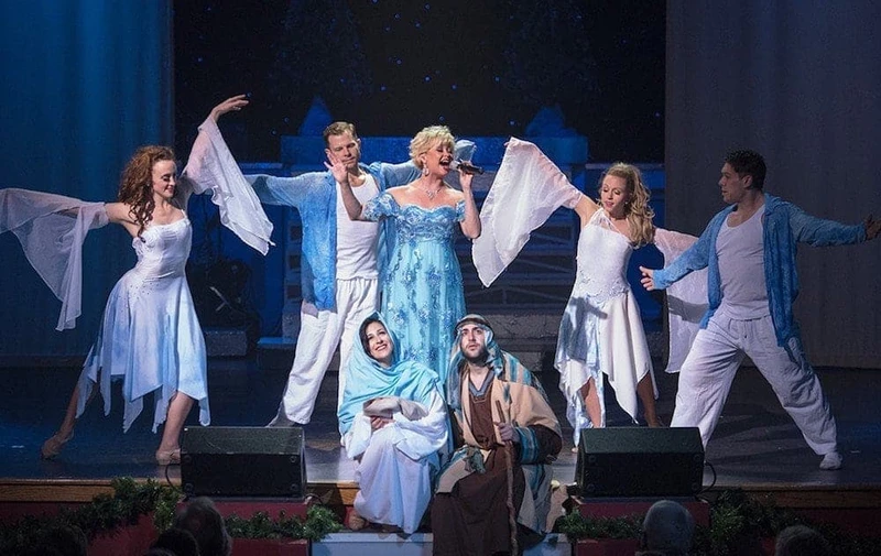 A photo from the Country Tonite Christmas show in Pigeon Forge.