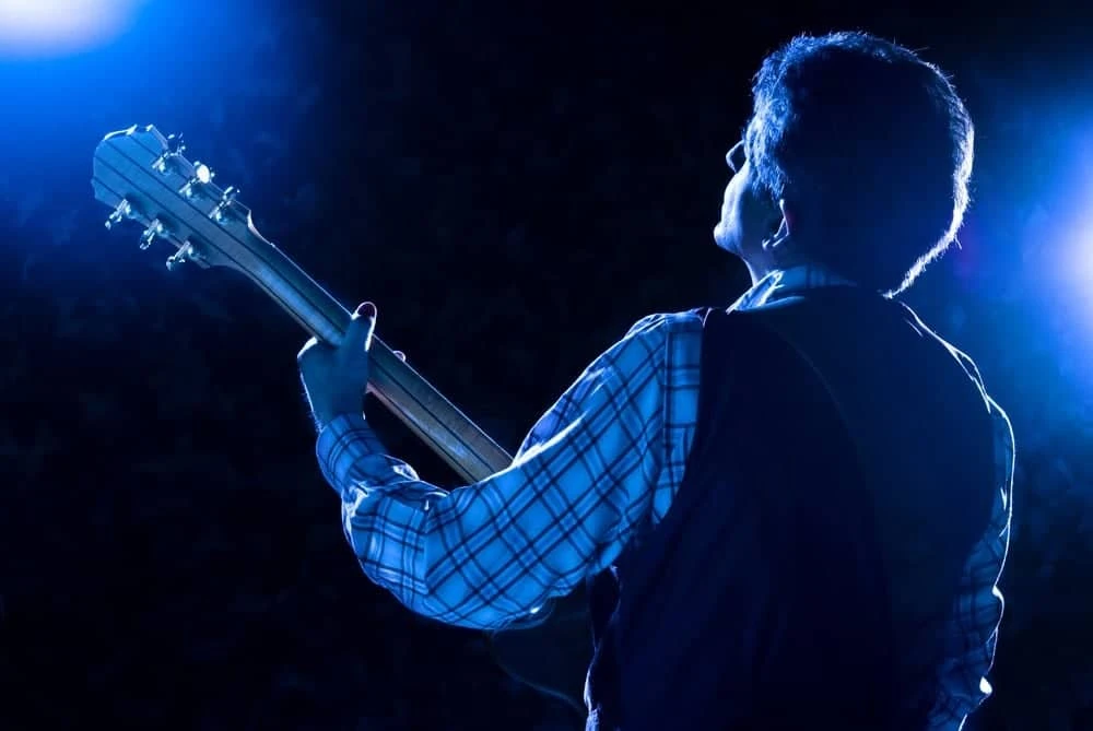Guitarist on stage at NACMAI Week Pigeon Forge entertainment