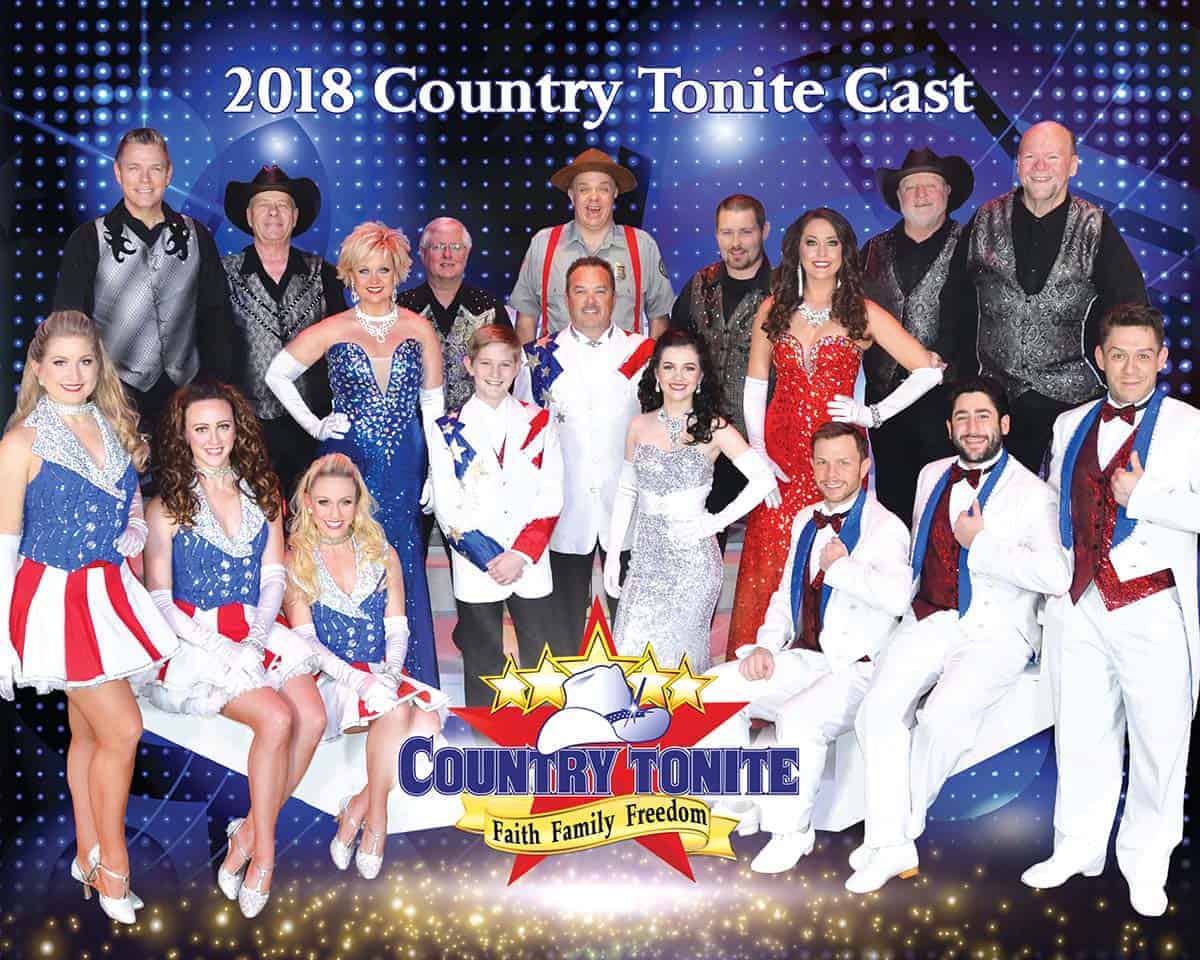 Cast of Country Tonite Pigeon Entertainment in Pigeon TN