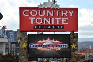 Country Tonite sign