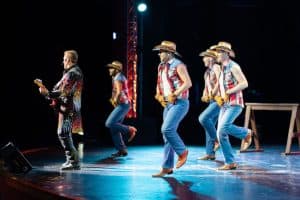 dancing men at Country Tonite Theatre in Pigeon Forge