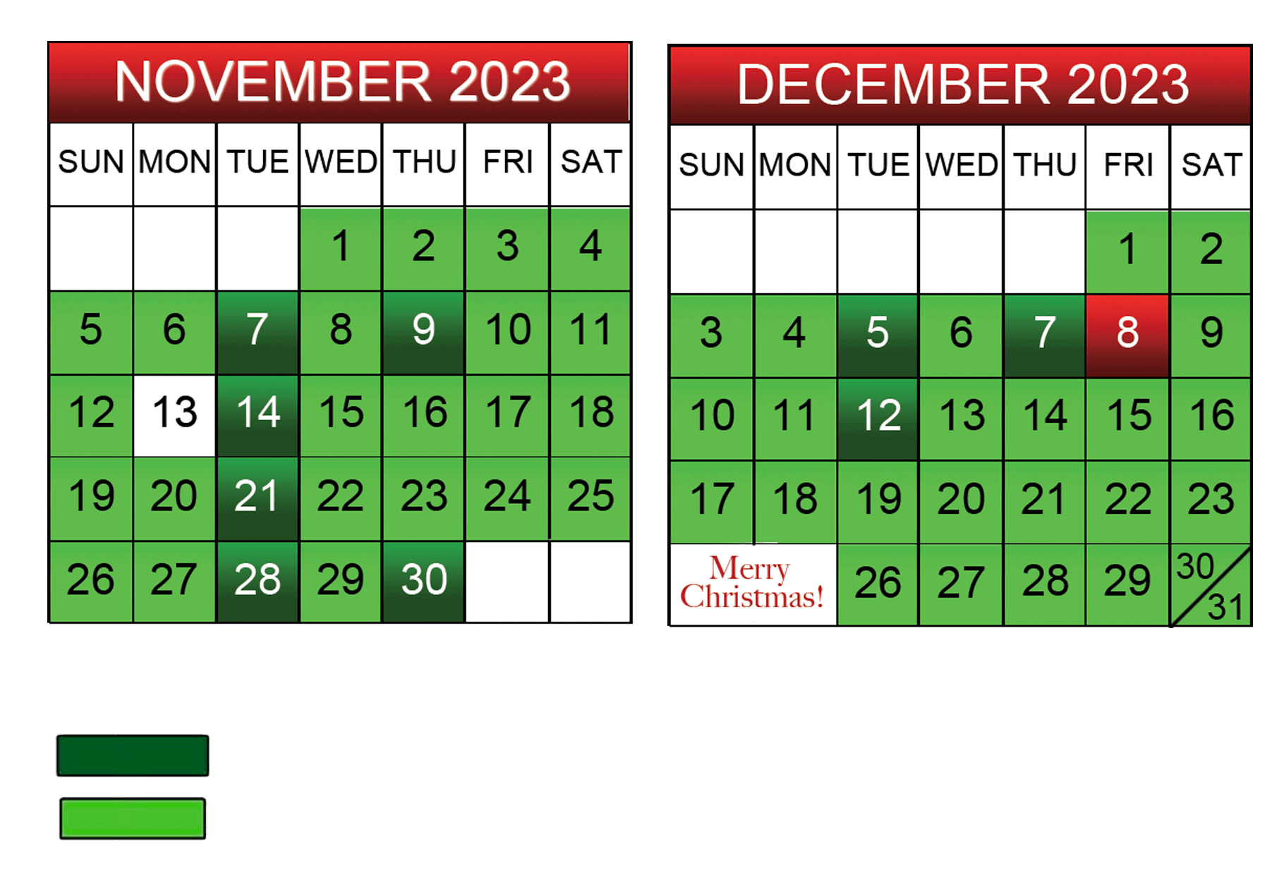 christmas-schedule-2023-updated