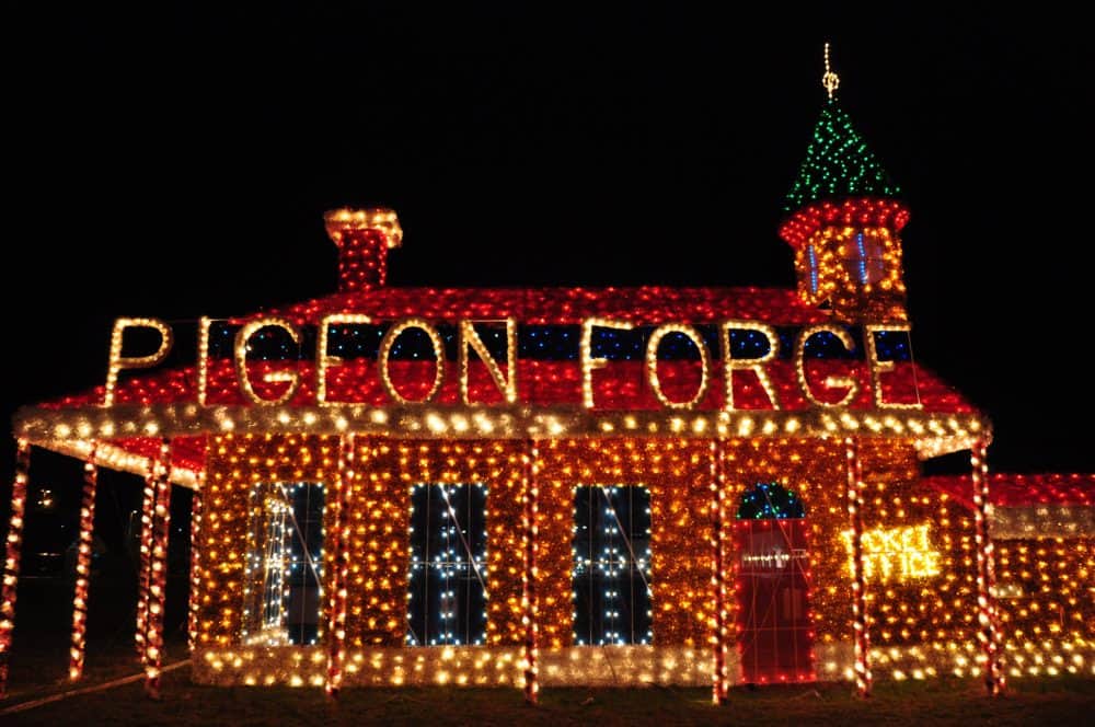 christmas lights in pigeon forge tn